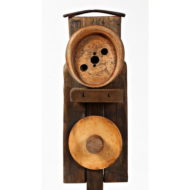 Rolf hans frankfurt 1938 - 1996 basel figure xxv, 1995 wood signed, dated, and titled on the underside 126 x 24 x 26 cm...