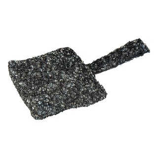 '90s Beaded Grey Wristlet by Mona For Sale
