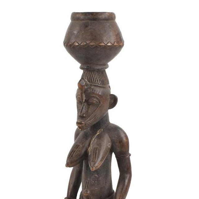 Early 20th Century Senufo Bowl Bearer Figure Côte d'Ivoire For Sale In Denver - Image 6 of 8