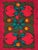 Mid-century screen-printed wall hanging. Signed by the german artist Traute Sänger Unused, very rare find in this...