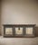 Antique Painted Chest dated 1773 An exceptional antique painted chest dated 1773, showcasing a distinctive blue-green...