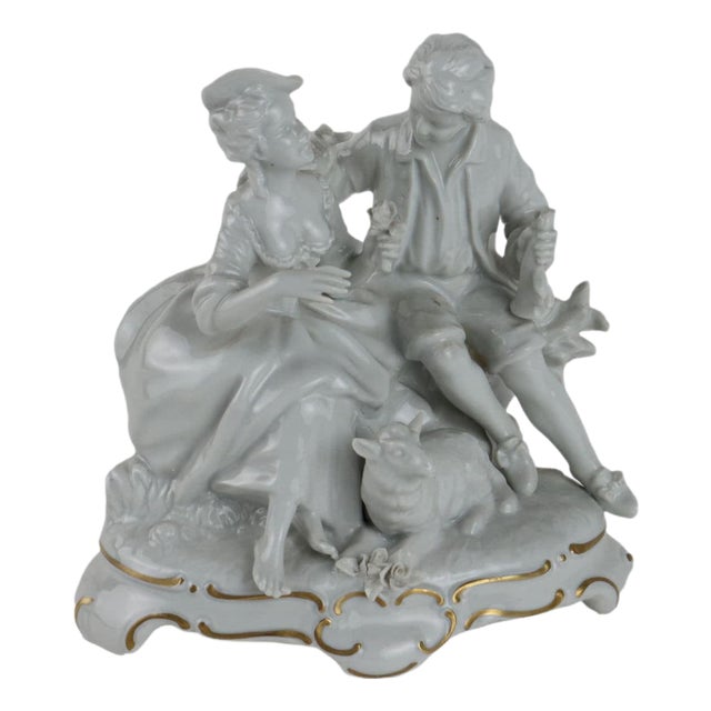 Sculpture in White Porcelain from Unter Weiss Bach, 20th Century For Sale