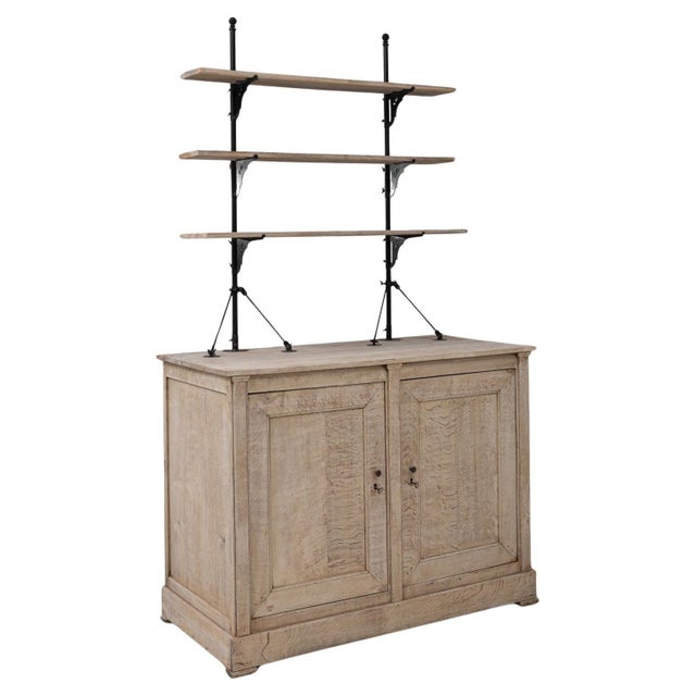 1900s French Oak Display Cabinet For Sale - Image 15 of 18