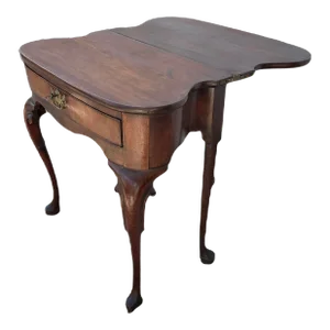 18th Century George II Mahogany Game/Tea Table