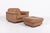 Set of DS 101 Lounge Chair in Brown Leather with Ottoman from de Sede, 1970s For Sale - Image 10 of 10