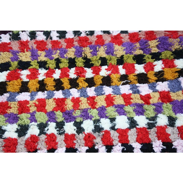 Mid 20th Century Vintage Moroccan Rug - 8' X 3'2'' For Sale - Image 4 of 6