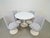 Vintage Tulip Dining Chairs and Table in the style of Eero Saarinen, 1970s, Set of 5 For Sale - Image 6 of 17
