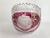 Art Deco Art Deco Style Cranberry Cut to Clear Oval Scalloped Bowl For Sale - Image 3 of 6
