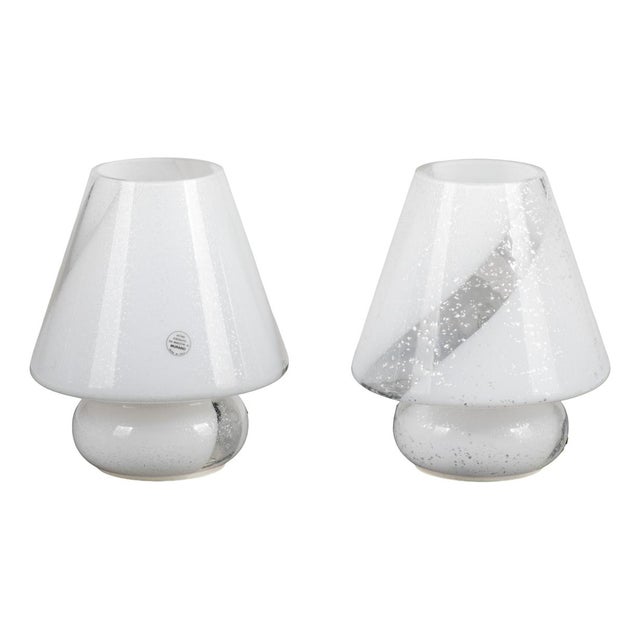 Silver Muarno Table Lamps, Set of 2 For Sale - Image 8 of 8