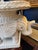 Vintage White Wicker Elephant Side Table, Trunk Up For Sale - Image 9 of 9