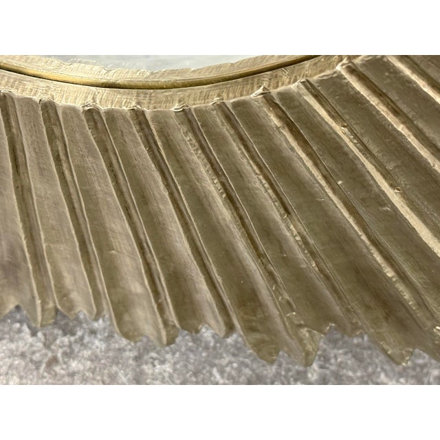 Silver Pottery Barn Soleil Wall Mirror For Sale - Image 8 of 12