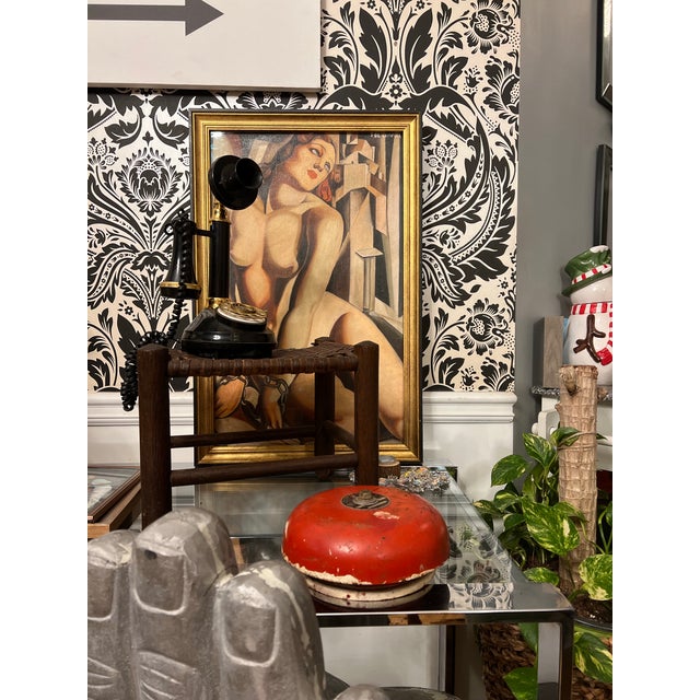Up for consideration is a beautiful small dark brown stool. This would look lovely in your home and it is a great find for...