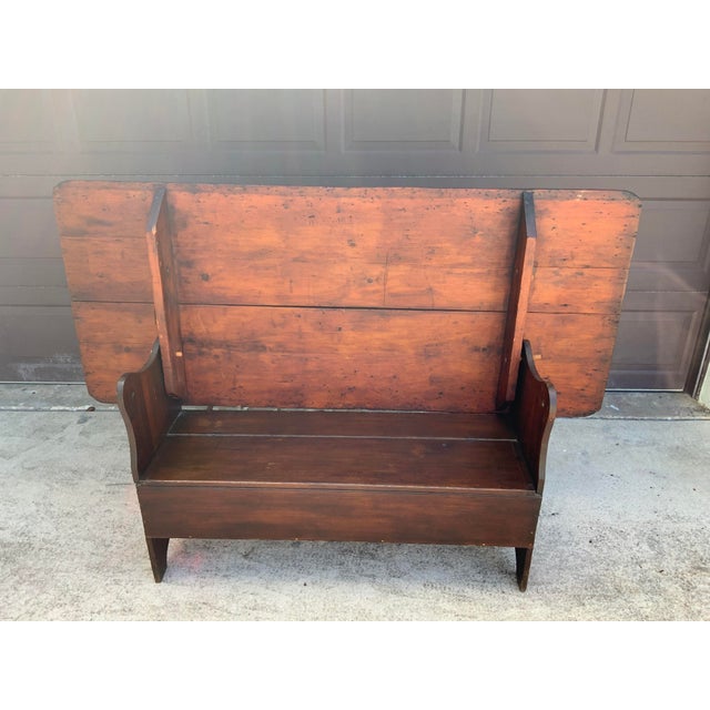 19th Century Pine Hutch Table For Sale - Image 13 of 15