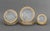 Modern Modern Gilt Encrusted Glass Plates, 12 For Sale - Image 3 of 8