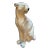 Vintage Italian White Cougar Panther Cat Life Size Statue For Sale