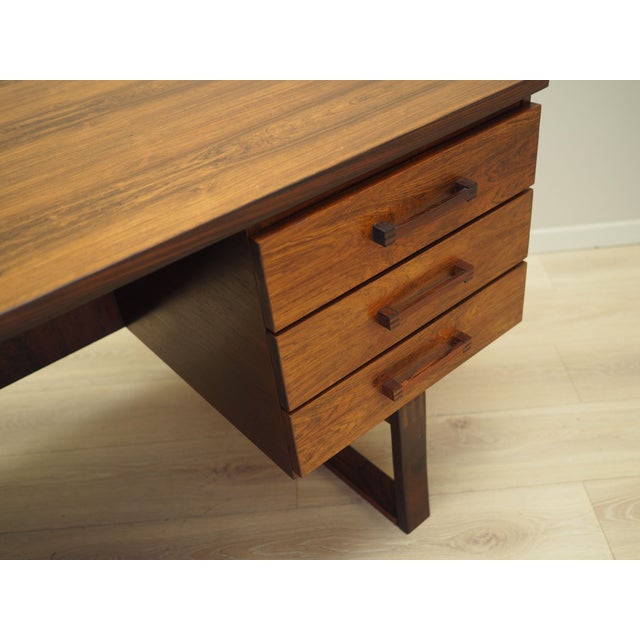 Danish Rosewood Desk Torben Valeur & Henning Jensen for Dyrlund, 1960s For Sale - Image 11 of 14