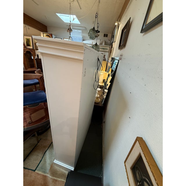Ballard Designs Delano Glass Door Cabinet For Sale - Image 11 of 12