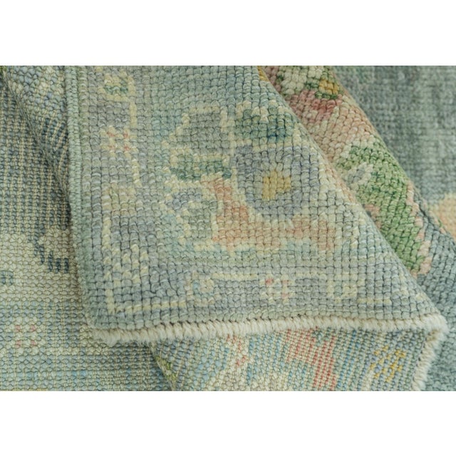 Black Turkish Oushak Rug 2'11" x 9'11" #19121 For Sale - Image 8 of 8
