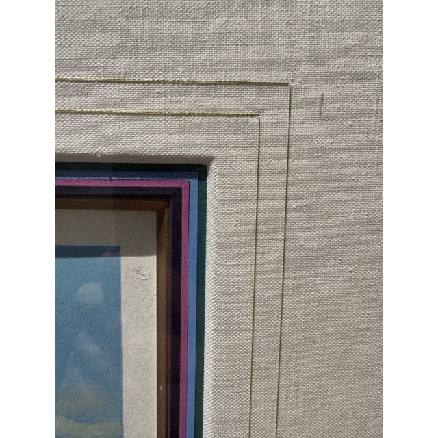 Paper Howard Behrens Sausalito Limited Edition Signed and Numbers Serigraph Print Cxxxix-Clxxv(138/175) For Sale - Image 7 of 9