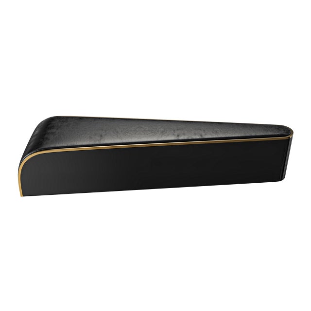 "Savini" Bench With Stainless Steel and Bronze Details, Handcrafted Bizimyer Furniture. Unmatched. Unrivalled. Designed by...