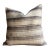 Vintage Turkish Rug Hemp Pillow With Down Insert 22" X 22" For Sale