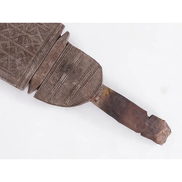 Large Mid-Century Bedouin Tent Beam in Wood, Sahara For Sale - Image 11 of 13