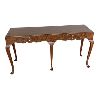 Mid 20th Century Vintage Baker Furniture Sofa Table/Console For Sale