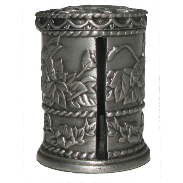 Hummingbird Pewter Stamp Dispenser Chairish