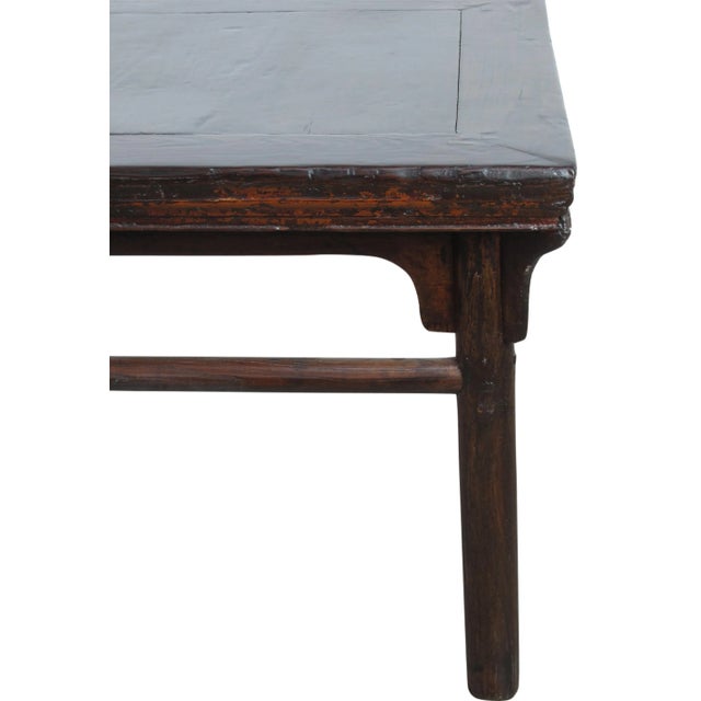 1900s Square Antique Chinese Coffee Table For Sale - Image 4 of 9
