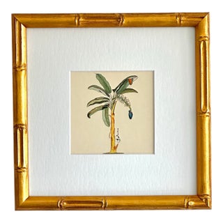 Original Hand Painted Banana Palm Tree For Sale