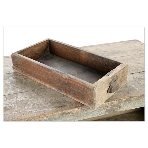 Display Furniture in Teak with Blue Patina For Sale - Image 5 of 8