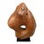 Andrianna Shamaris Minimalist Teak Wood Sculpture For Sale