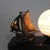 Art Deco Desk Lamp with Sailboat and Globe on Marble Base, 1930s For Sale - Image 13 of 16
