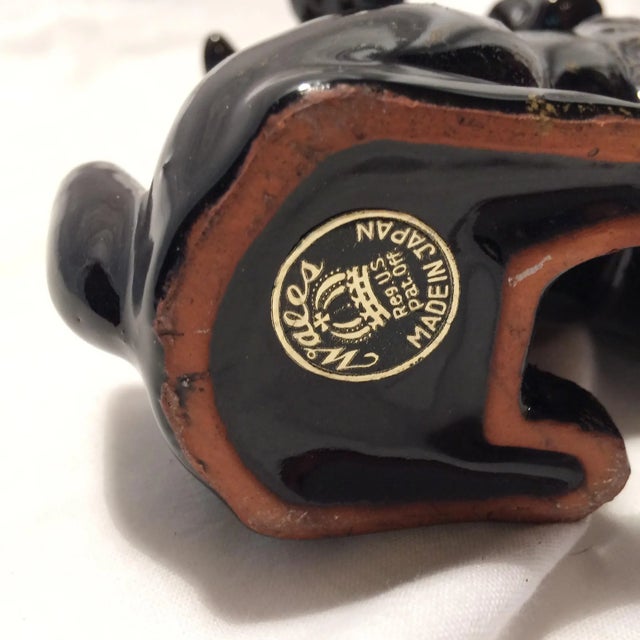 Vintage Poodle Ceramic Pin Cushion & Assistant For Sale - Image 11 of 11