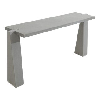 Pietra Serena Console Model Incas Table by Angelo Mangiarotti for Skipper, 1990s For Sale