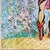 Buy Her Flowers - Original Contemporary Cowgirl Painting on Canvas by Jesse Black For Sale In Los Angeles - Image 6 of 9