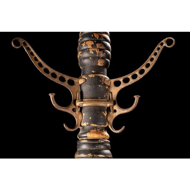 Late 19th Century Wooden & Cast Iron Coat Rack For Sale In Chicago - Image 6 of 6