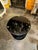 Wood Italian Brass Bamboo and Black Lacquered Etagere Table For Sale - Image 7 of 7