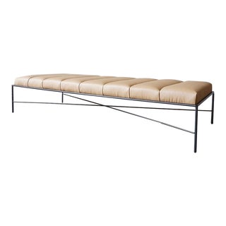 Iron & Leather Daybed For Sale