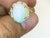 Bochic "Capri" Vintage White Opal & Diamond Ring Set In 18K Gold & Silver For Sale - Image 16 of 18