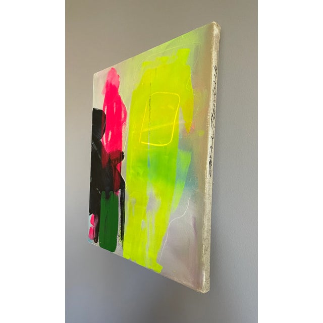 Abstract "Three Figures" Contemporary Original Abstract Painting by Cathe Hendrick For Sale - Image 3 of 3