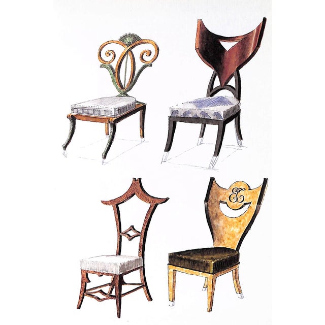 Paper "Sieges d'Emilio Terry Projets" 1996 For Sale - Image 7 of 13