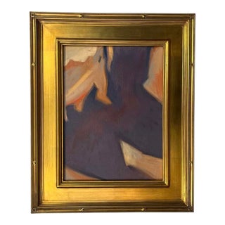 "Ode to Dixon IV" Contemporary Original Abstract Southwest Landscape Oil Painting by Palmer Saylor III, Framed For Sale