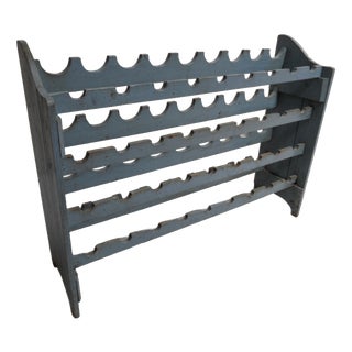 Vintage Wooden Wine Rack, 1890s For Sale