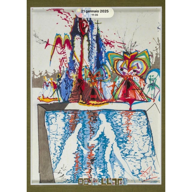 Salvador Dali, Abstract Composition, 1970s, Silkscreen For Sale - Image 11 of 13