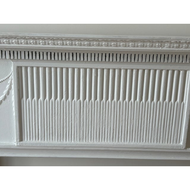 Late 19th Century Antique Neo-Classical Style Mantlepiece For Sale - Image 5 of 16