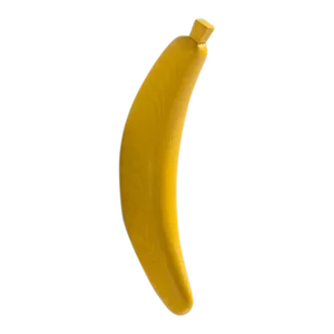 2022 “Banana Wall Hook” Functional Art, Solid Ash and Open Pore Lacquered in Yellow Color by Jaime Hayon for Bd Barcelona Design