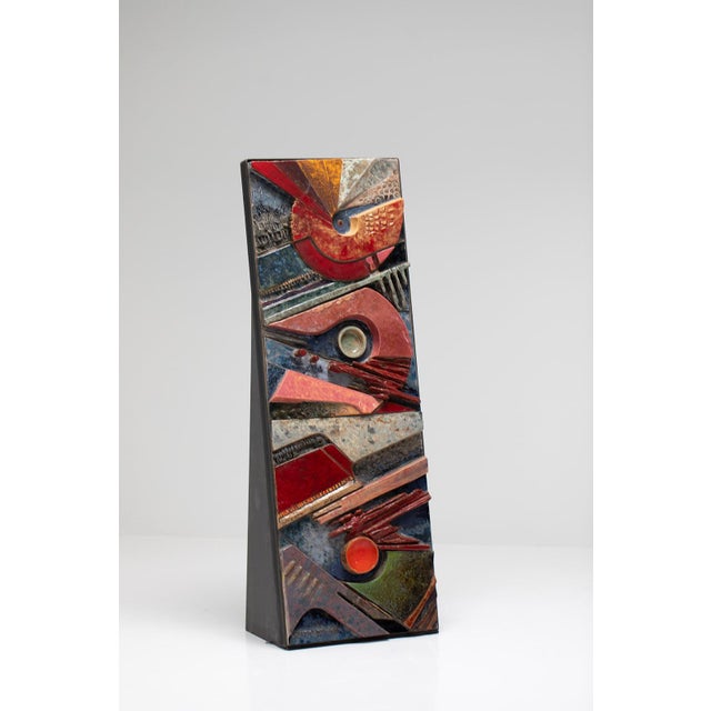 Ceramic Mural by Willy Meysmans, 1960s For Sale - Image 9 of 9