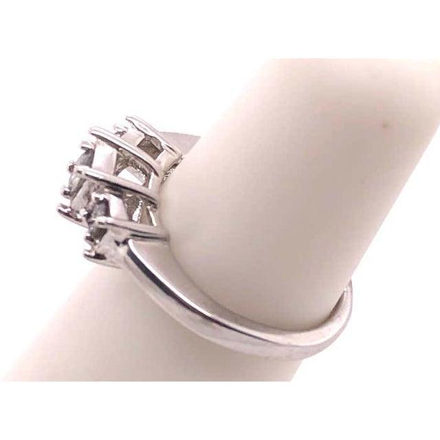 14 Karat White Gold Engagement Ring/Band Ring .78 Total Diamond Weight For Sale In New York - Image 6 of 8