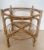1980s Vintage Rattan Tray Tables, Glass Insert, a-Pair For Sale - Image 5 of 14